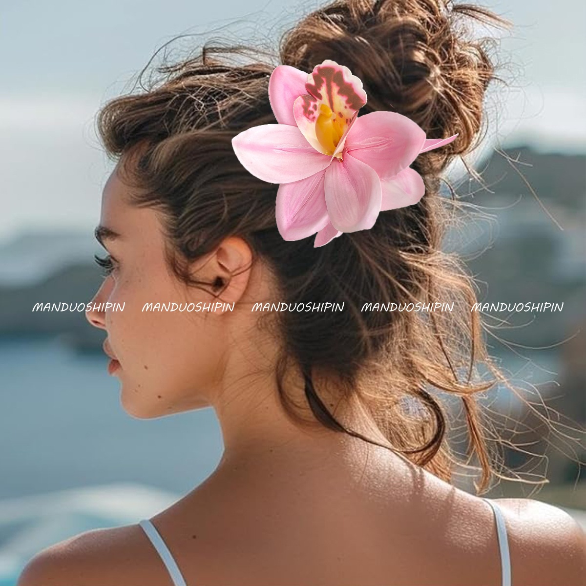 30g Weight Hair Sticks, Hair Tie, Insert comb Hair Accessories Type 1 Piece Quantity Holiday, Tea Party Occasion Cloth Material Flower Pattern All Seasons Season Women's Gender Pastoral Style Pastoral Women's Flower Cloth Hair Sticks Hair Tie Insert Comb 10