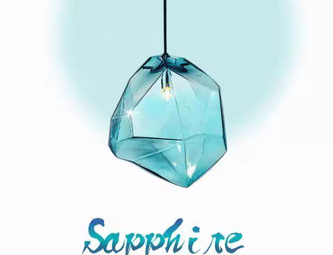 폭발 직경 22cm 파란색