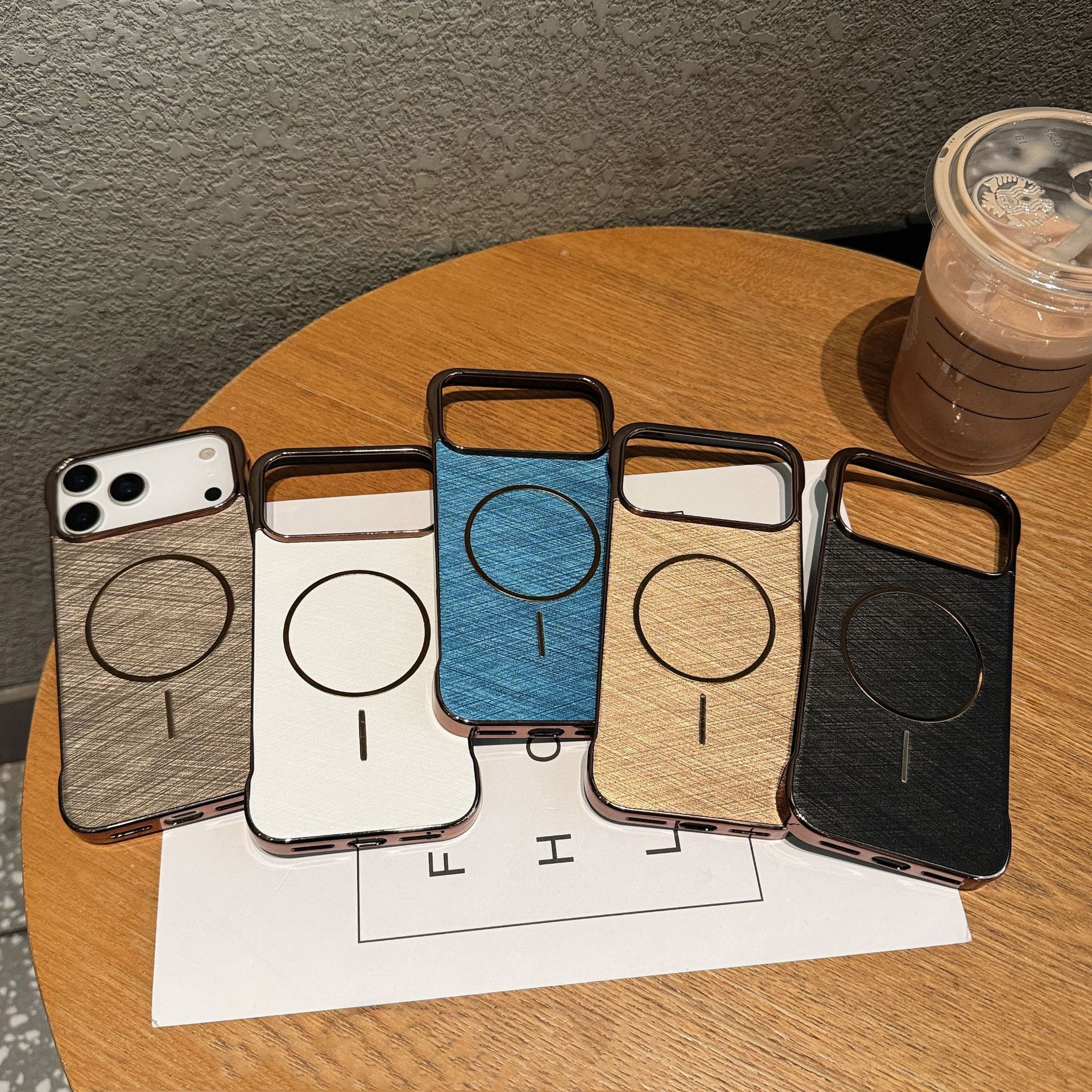 适用iPhone17promax无边框17pro金丝银锦磁吸苹果17Air手机壳男女