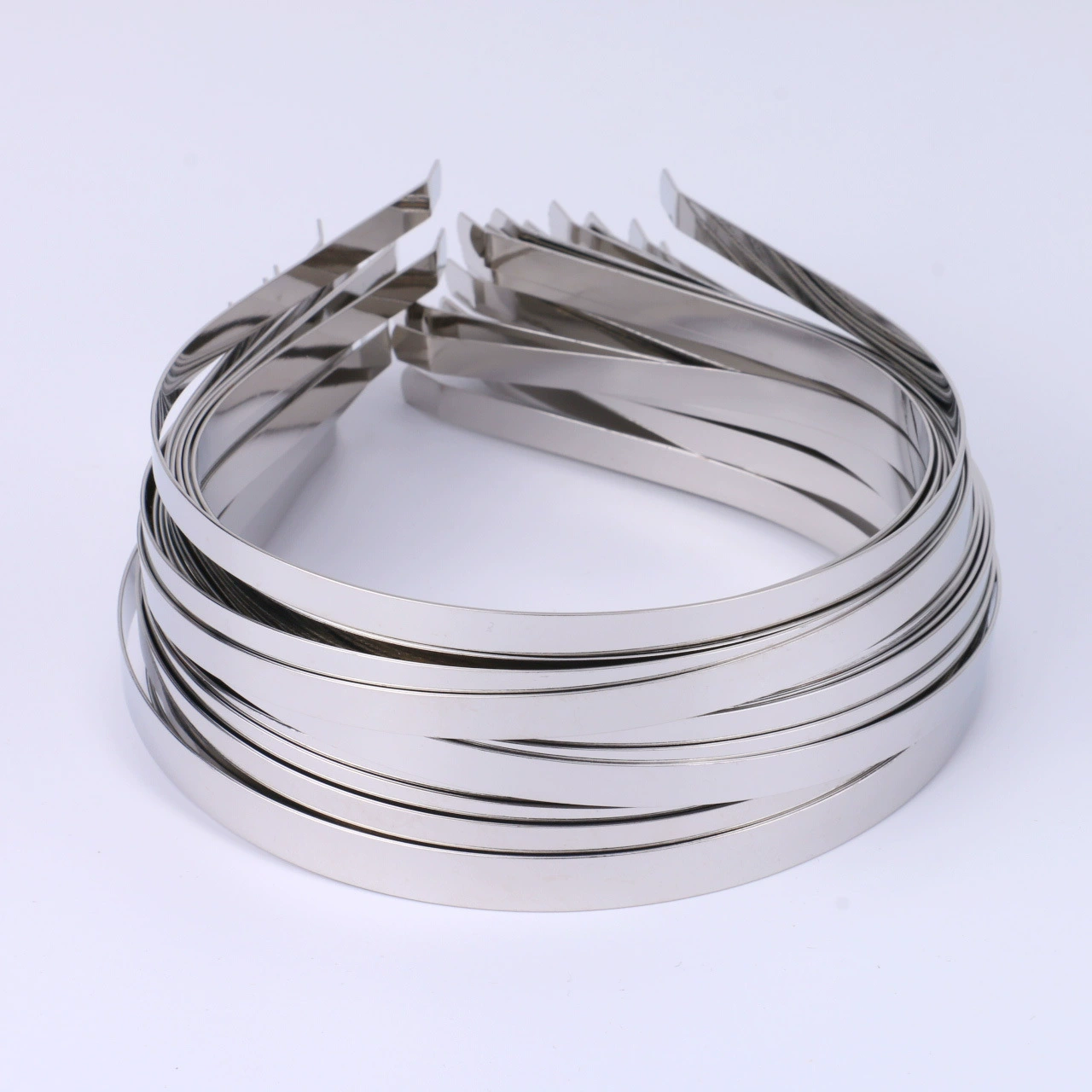 Обруч для волос Железный обруч для головы DIY ювелирные аксессуары 3mmm5M7mm10mm гальванизированный никель цвет обруч для волос материал черный дно зародыш