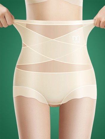 Versión mejorada de pantalones anchos, pantalones moldeadores de seda de hielo, entrepierna de seda de morera para mujer, cintura alta, caderas, pantalones de vientre, transpirables finos al por mayor