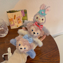 星黛露毛绒抓夹秋冬女毛毛鲨鱼夹大号发夹后脑勺发抓夹子头饰发卡