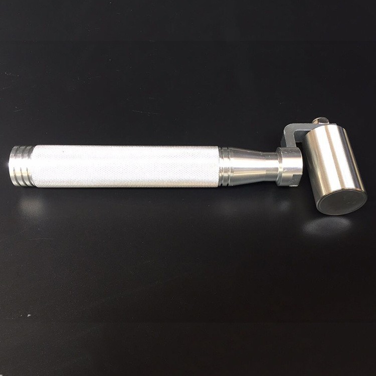 专业优质贴壁纸墙纸工具4CM不锈钢接缝压轮带防水盖铝合金手柄