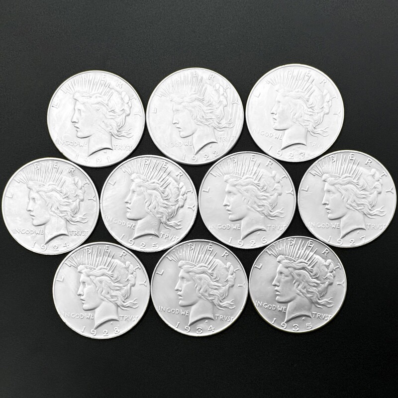 Original Light Non-Aging 26.7g Brass Silver-Plated Popular Cross-Border Peace Dove Silver Coin Silver Dollar 1921-1935 United States Original Light Non-Aging 26.7g Brass Silver-Plated Popular Cross-Border Peace Dove Silver Coin Silver Dollar 1921-1935 United States