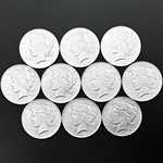 原光不做旧26.7克黄铜镀银爆款跨境和平鸽银币银元1921-1935美国