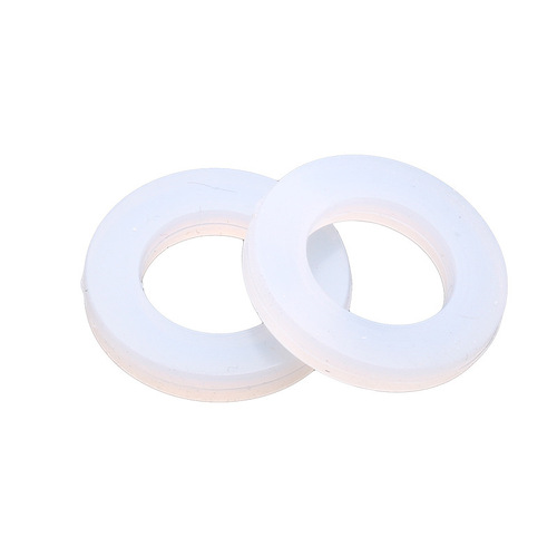 Silicone gasket sealing ring bellows water inlet hose 4 minutes 6 minutes 1 inch white rubber pad flat pad PTFE gasket