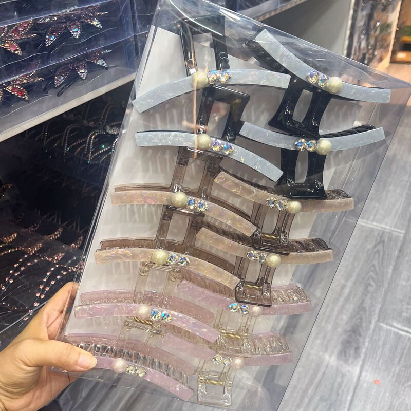 High-End Luxury New Pc Hair Clips, Crystal Hairpins, Acetate Hair Clips, Large Shark Clips Wholesale High-End Luxury New Pc Hair Clips, Crystal Hairpins, Acetate Hair Clips, Large Shark Clips Wholesale