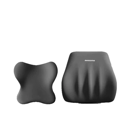 Waist support: Car Lumbar Support Headrest Neck Pillow