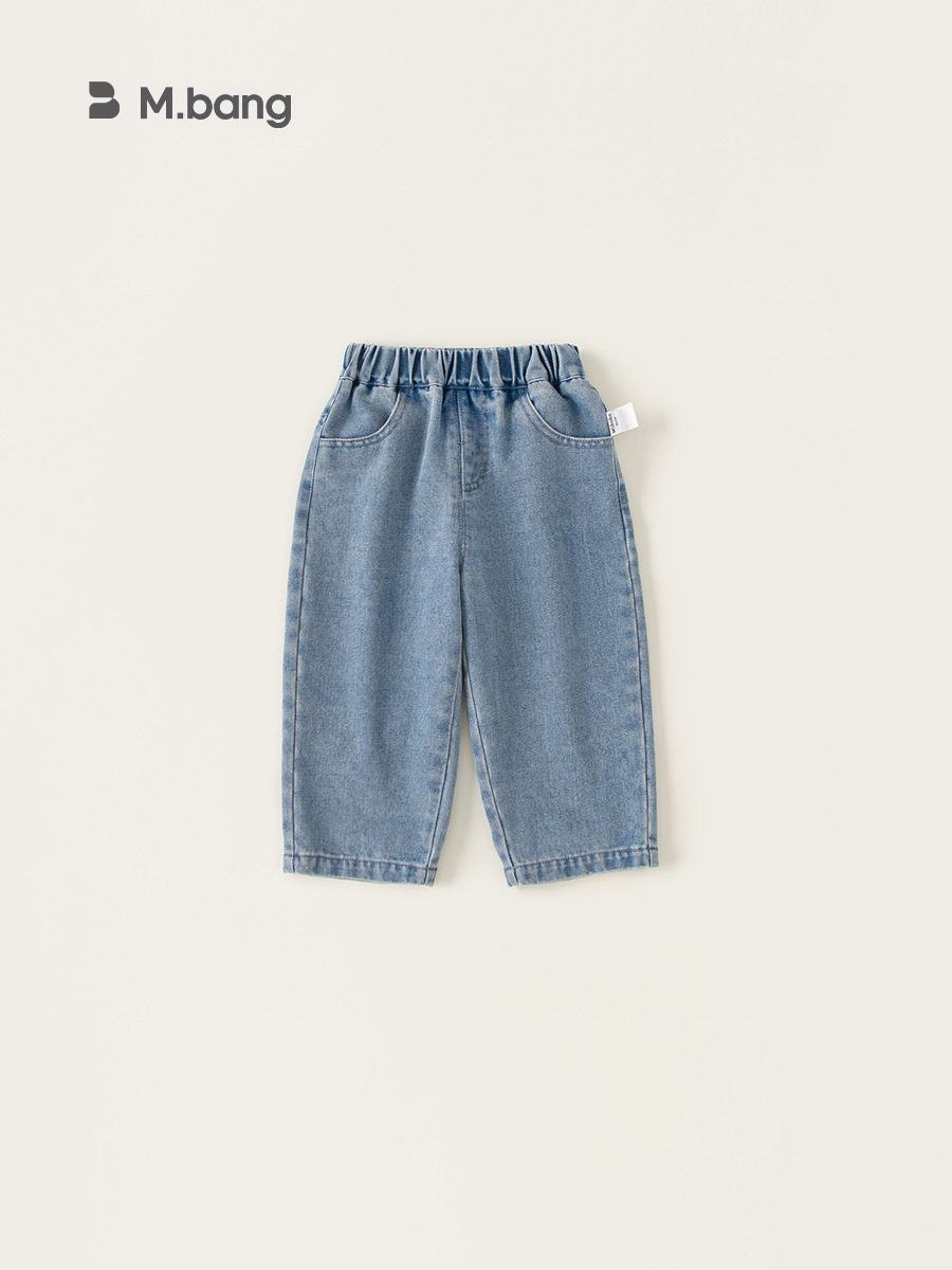 Youbao ropa para niños jeans para niños otoño nuevos pantalones casuales para niñas primavera y otoño pantalones sueltos de otoño para bebés coreanos image 3