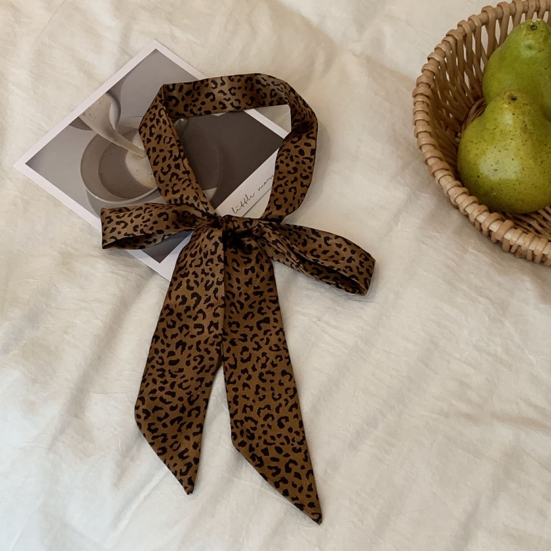 Pequeño estampado de leopardo color café