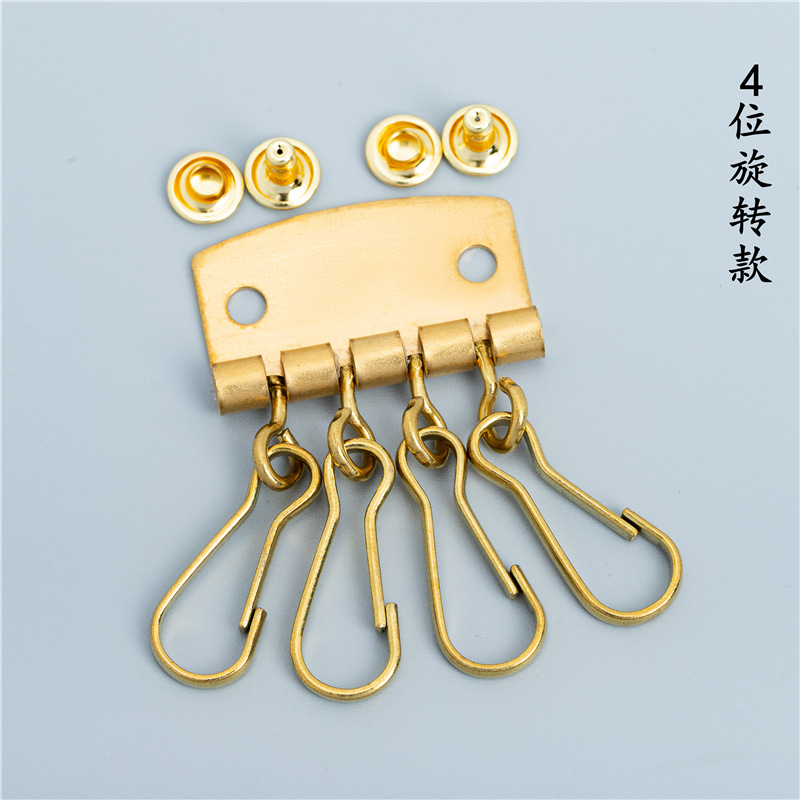 団鑫純銅の鍵列手作りdiy部品黄銅六人の鍵列は柳の釘を送って卸売りを歓迎する