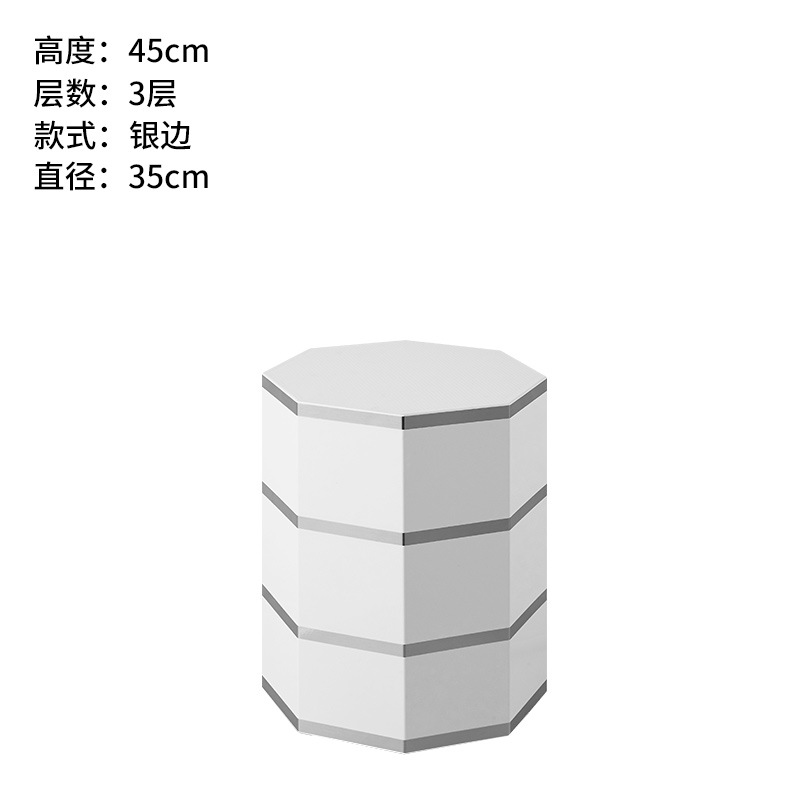 실버 면 45cm 높이 3 층 35 직경