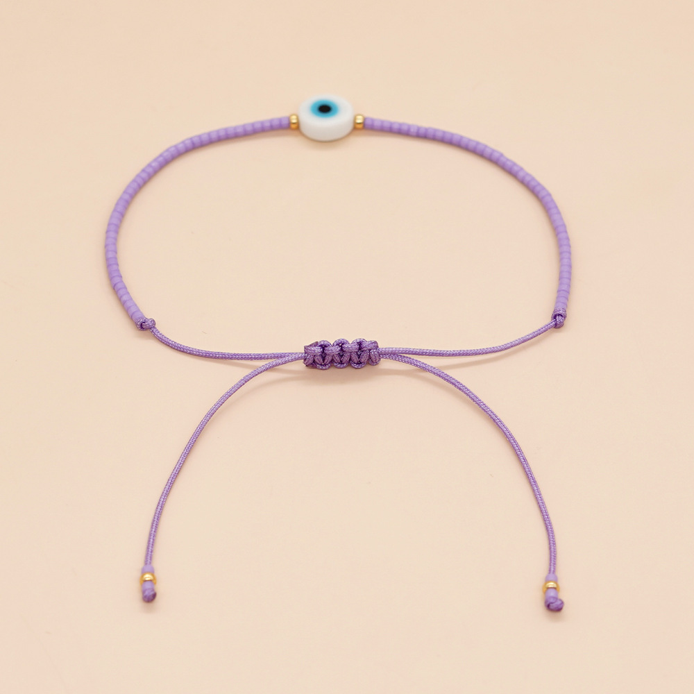 Bohemian Heart Shape Glass Seed Bead Rope Braid Unisex Bracelets display picture 3