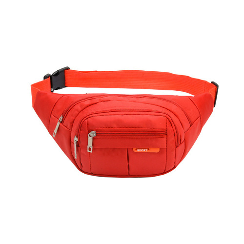 Manufacturer wholesale new trendy Korean style sports men's waist bag waterproof shoulder crossbody bag outdoor mobile phone waist bag