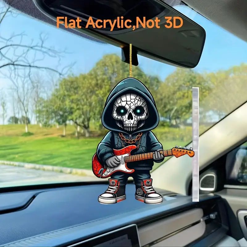 2D nuevo Halloween horrores calavera colgante de vacaciones plano transfronterizo colgante de espalda interior colgante de mochila image 4