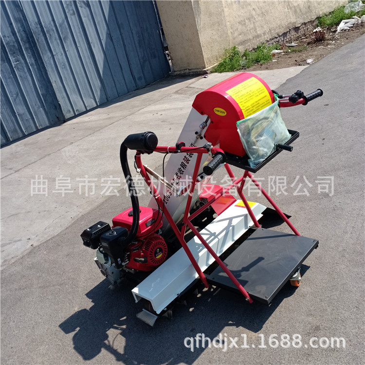 自走式颗粒装袋机 手推粮食扒谷机 汽油动力收谷灌袋机