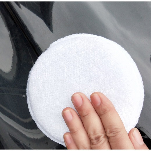 洗車スポンジブロックメッキ結晶ワックスケーキ円形極細繊維自動車清潔研磨スポンジ清掃用品