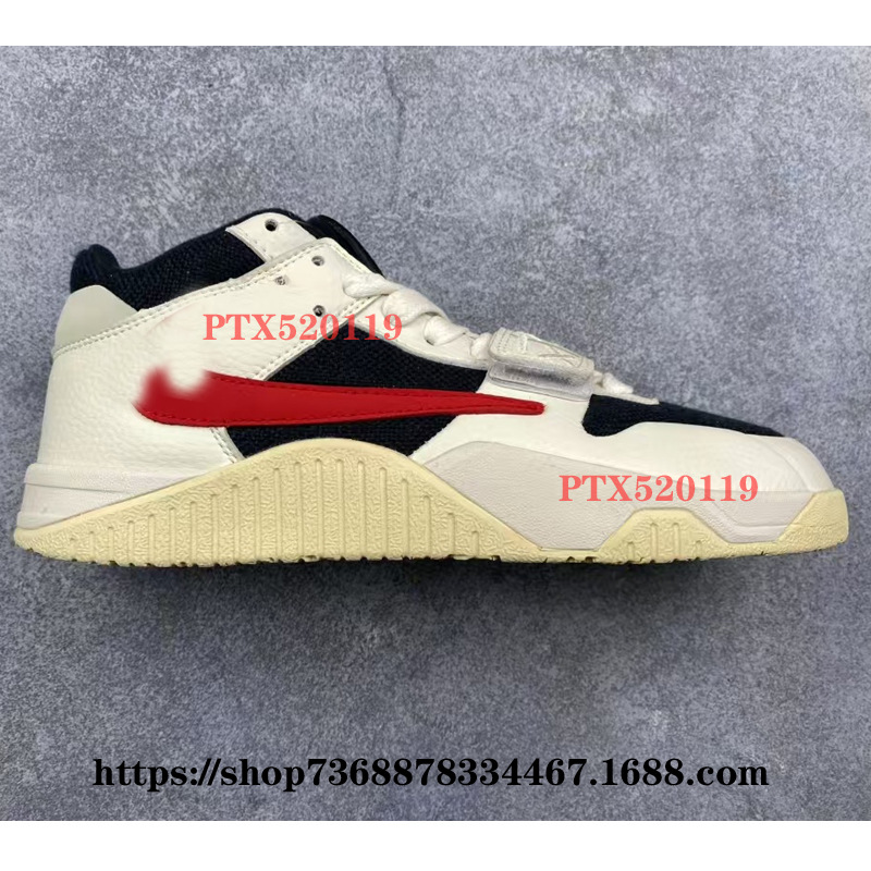 Zapatos Putian Cut original puro The Check x Travis Scott zapatillas de baloncesto para hombres y mujeres de marca compartida aj