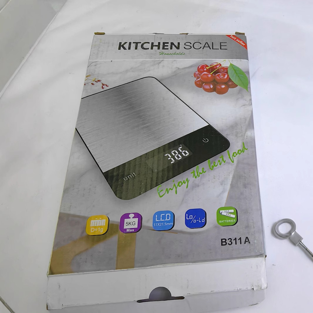 2025 nueva escala electrónica transfronteriza de acero inoxidable cocina pesada escala multifuncional horneado medicina balanza de té