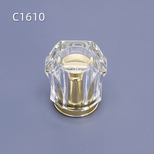 transparent glass perfume