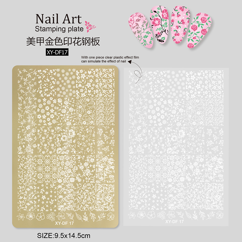 XY-DF17 작은 꽃 인쇄판