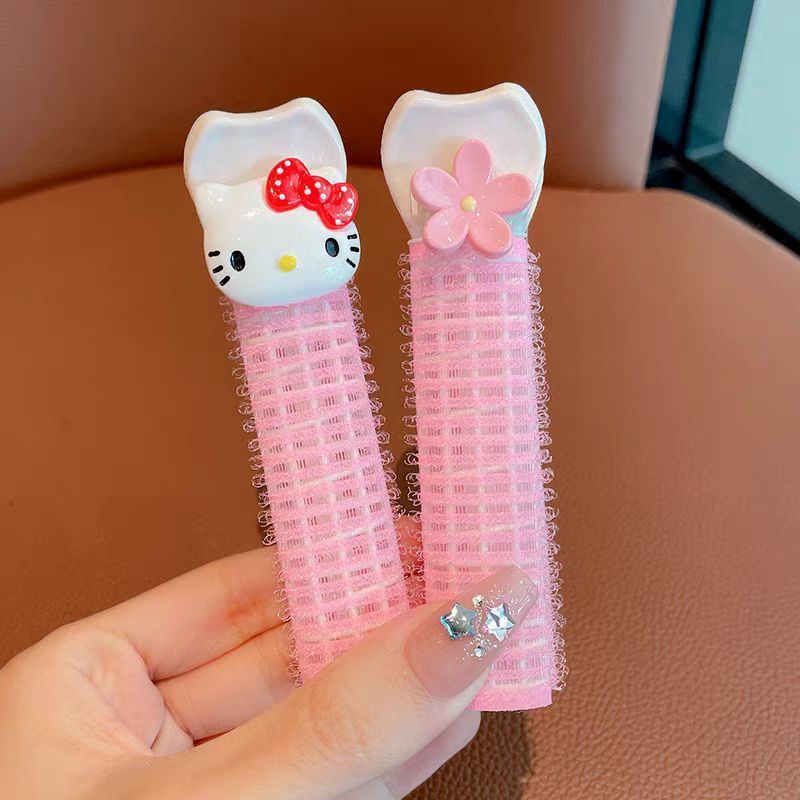 前髪ふんわり神器髪根っこふんわりクリップ頭上ヘアクリップサンリオ固定無痕怠け者定型カール女性|undefined