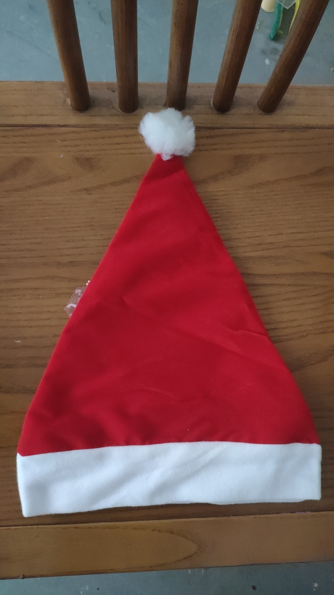 Sombrero de Navidad alta calidad, terciopelo dorado, adultos/niños