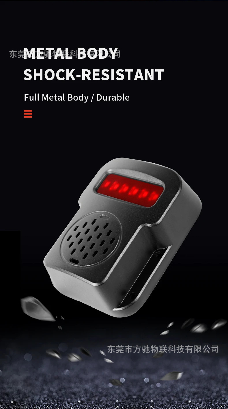 Waterproof Vehicle-Mounted Sound and Light Alarm Suitable for Dump Trucks, Large Trucks, Construction Vehicles, and Hazardous Transport Vehicles