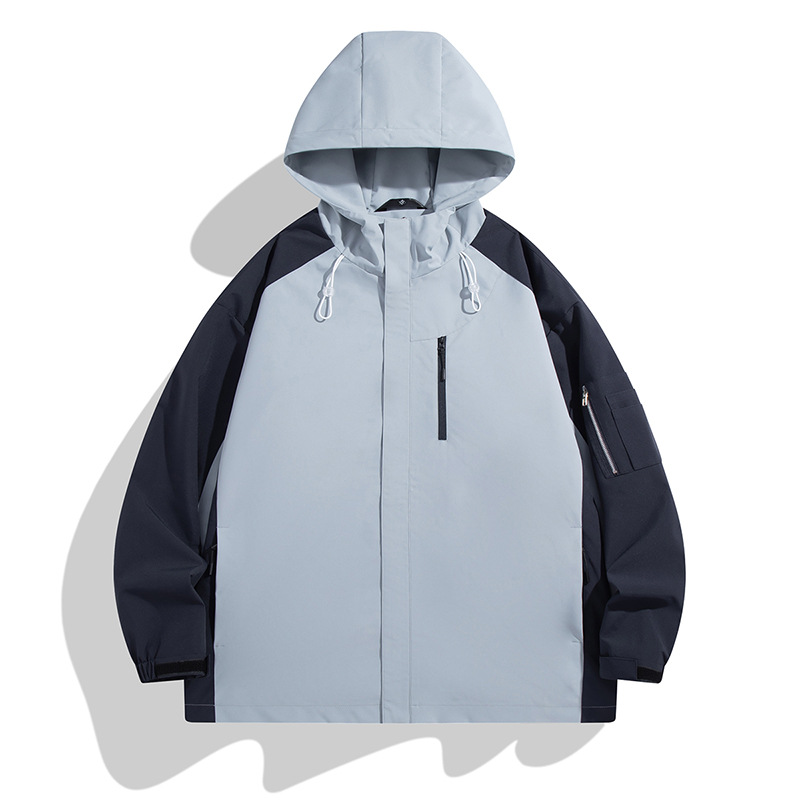 Men's Clothing Outdoor Jacket Spring Color Matching Workwear Jacket Versatile Casual Jackets_voghion.com