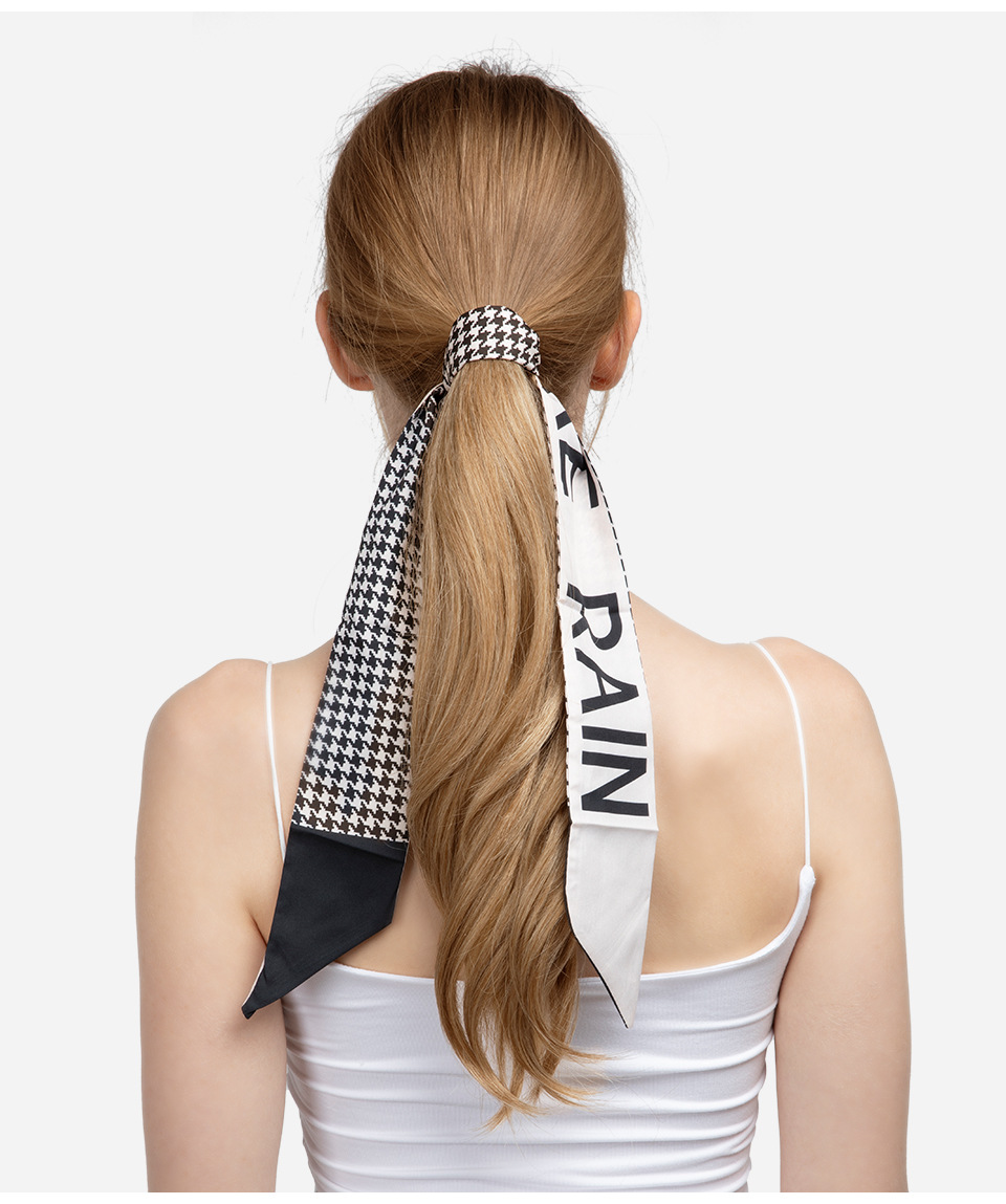 Synthetic hair with women's corn perm invisible Velcro ponytail braid_voghion.com
