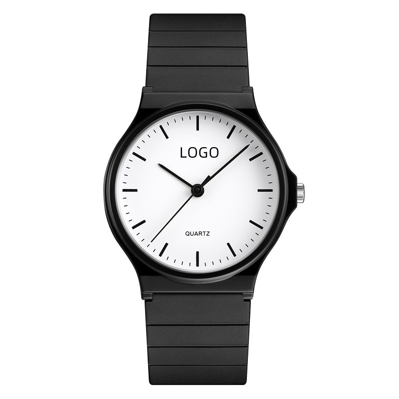 Reloj personalizado para estudiantes varones correa de silicona 50 metros relojes de cuarzo impermeable relojes profesionales personalizados fábrica de gran dial