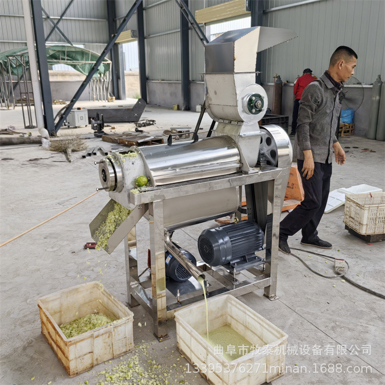 Exprensa de jugo de tornillo industrial comercial fresa morera fruta de dragón exprensa de jugo de manzana de acero inoxidable image 3