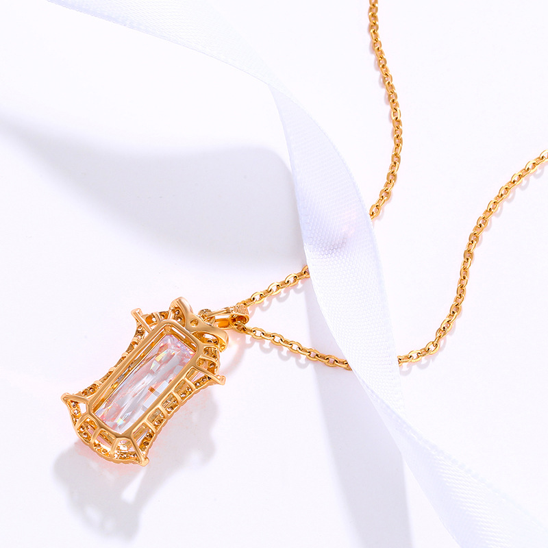 Xuping joyería europea y americana joyería transfronteriza nueva plaza imitación joya colgante micro incrustaciones de circonio atmosférica collar Accesorios