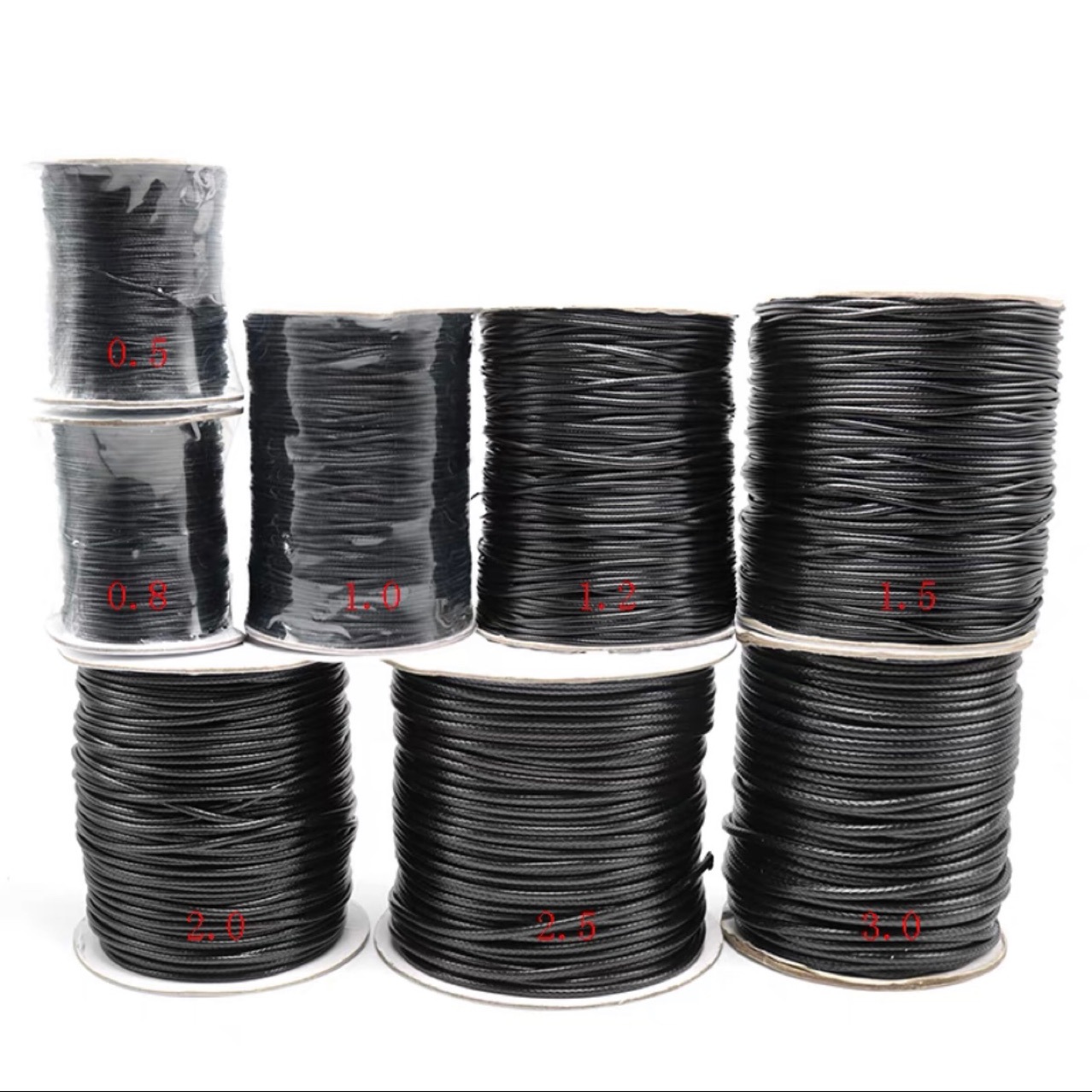 文玩蜡皮绳蜡线腊绳韩国蜡绳手链编织绳项链挂件绳diy吊坠绳