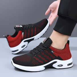 鞋子男新款男鞋透气软底跑步鞋轻便休闲运动鞋男sneakers代发temu