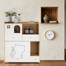 猫窝猫厕所一体猫砂柜家用猫舍室内置物柜豪华猫别墅可移动猫笼