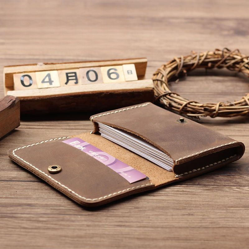 Card Holder Women's Wallet Credit Card Bank Card Holder Genuine Leather Texture Coin Purse Men's Retro Business Card Holder Card Holder Women's Wallet Credit Card Bank Card Holder Genuine Leather Texture Coin Purse Men's Retro Business Card Holder