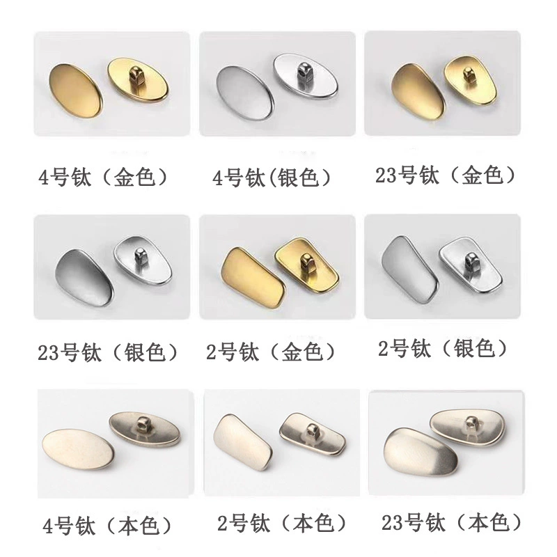 Аксессуары для очков кронштейн из чистого титана титановая носовая накладка металлическая носовая накладка титановый лист для носа винтовой винт несколько