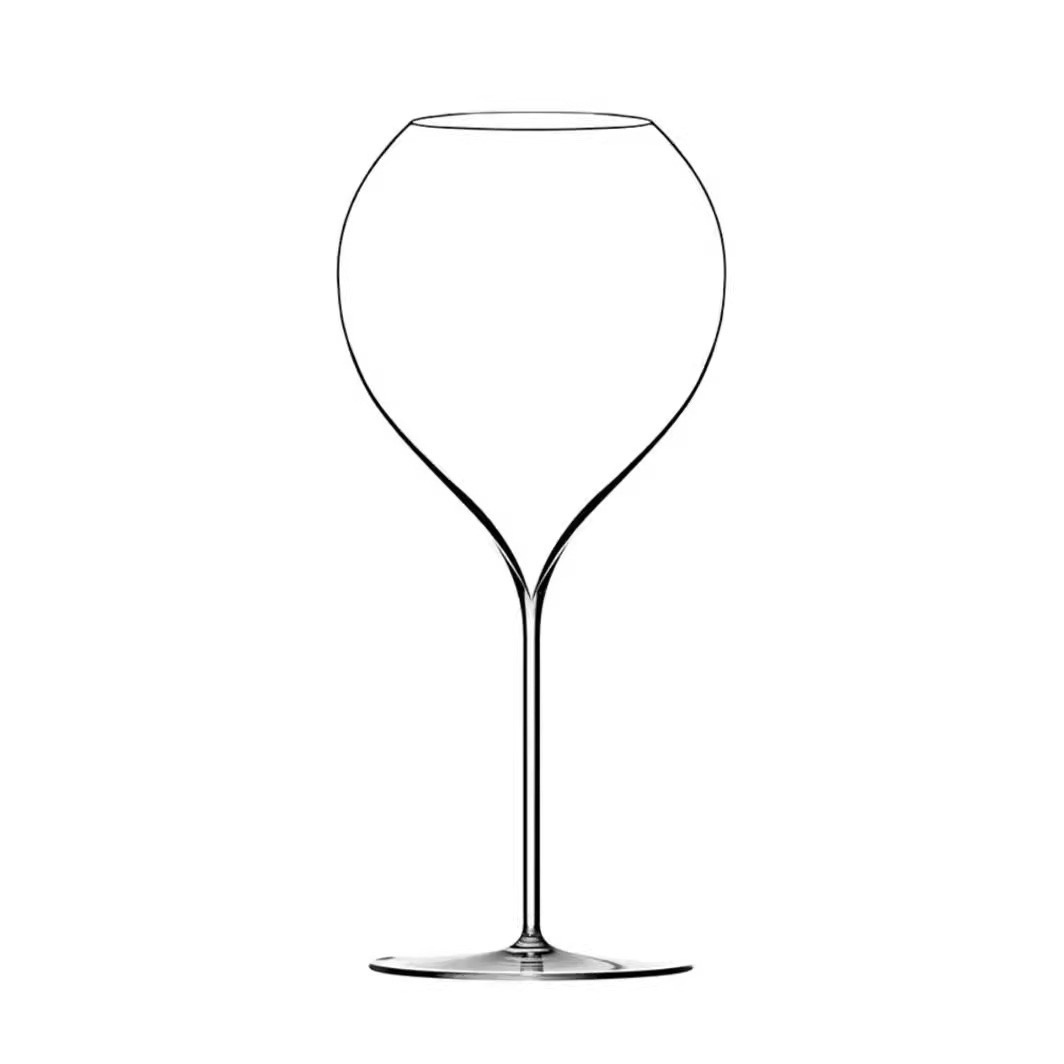 Vaso de vidrio de cristal transparente ultra delgado, taza de vino tinto, taza de vino blanco de alto nivel, taza de champán burbujeante