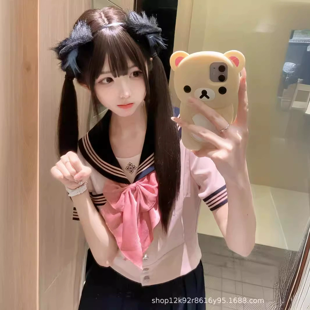 Оригинальная униформа Sakura Story jk, костюм моряка в консервативном стиле, японский стиль, милый розовый школьный костюм для милых девочек