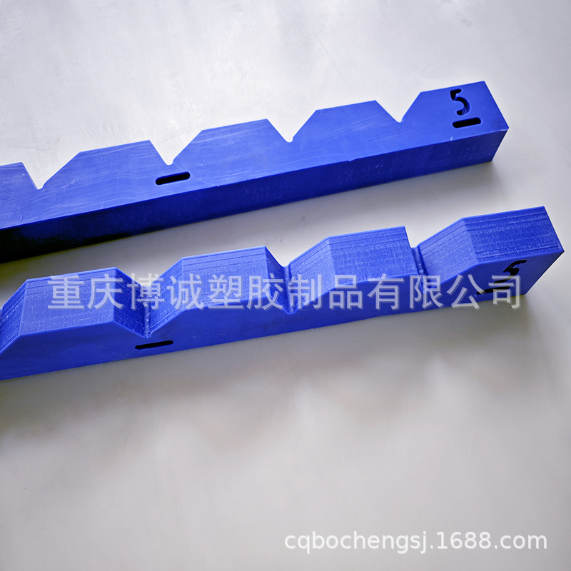 博诚尼龙板材 MC蓝色尼龙夹具条 尼定衬板 可切割尼龙块