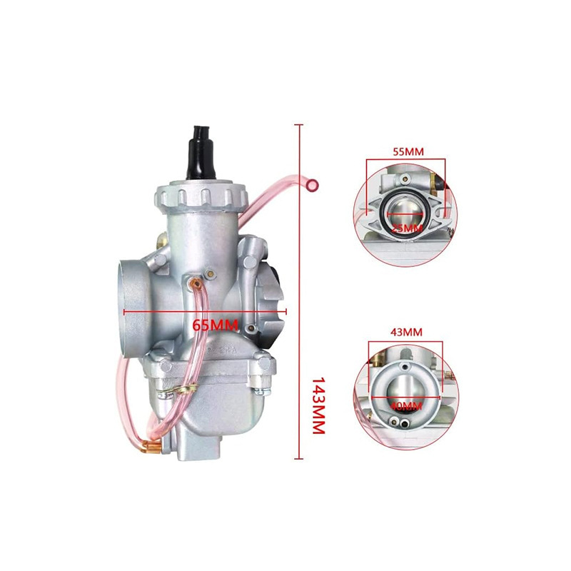 Cortadora de sierra cadena accesorios 25mm NF125 carburador adecuado para 125NF RX100 RS125