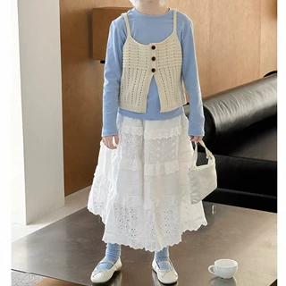 童套装2026秋季女童新品4714韩版中大童半身裙