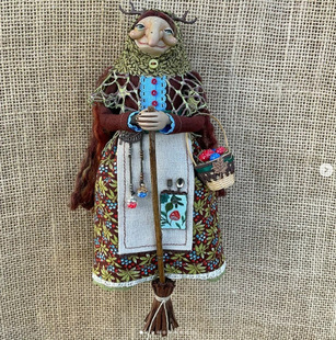 Cross-Border New Creative Handmade Kitchen Witch Doll Witch Scarecrow Hanging Decoration Tree Pendant