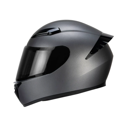 Motosiklet kaskı (dəbilqə) – Harley Motorcycle Retro Helmet Summer All - metallic-gray-m