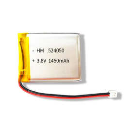 524050高电压锂电池3.8V1450mAh航模电池电子玩具高压电池制造商