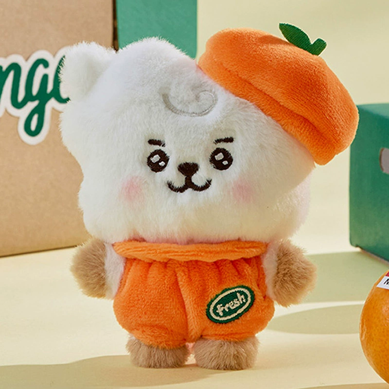 Мягкая игрушка (BT21) серия Orange Party, мини‑брелок или подвеска, разные персонажи