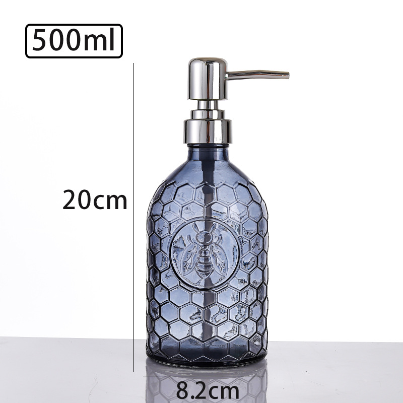 500ml; 회색-벌; 유리