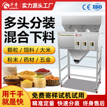 全自动多功能包装机粉末颗粒定量灌装食品药材混合下料多头分装机