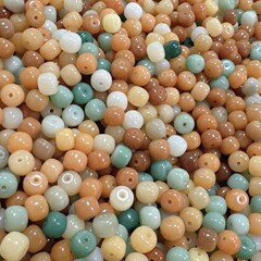 散珠多宝カラー白玉菩提根文は仏珠を遊んで手作りします。